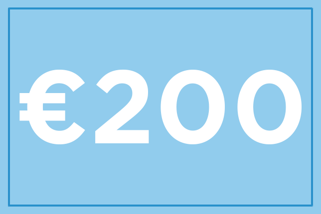 Tarjeta regalo de 200€