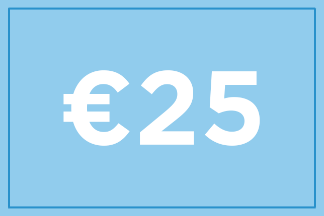 Tarjeta regalo de 25€