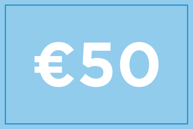Tarjeta regalo de 50€